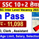 BSSC Inter Level Vacancy 2023- Notification [12199 Post], Salary, Syllabus, Apply Online
